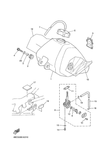 PW80 Топливный бак