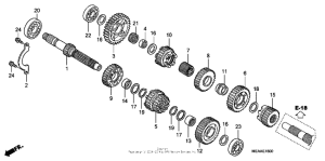 VTX1300T Трансмиссия