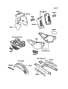 KL650 Наклейки