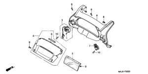 ST1100 Приборная панель