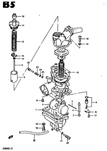 CS80 Carburetor assy
