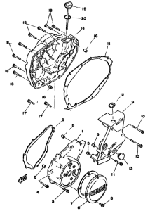 XS400 Боковые крышки