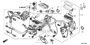CB1100 (ABS) Жгут проводов