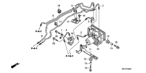 CB600F (ABS) Модуль ABS