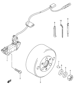 JR50 Зажигание