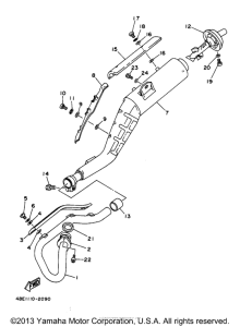 XT225JC Выхлопная система