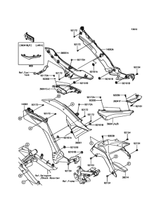 BR125 Боковые обтекатели