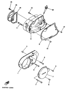 AG100 Крышка картера двигателя