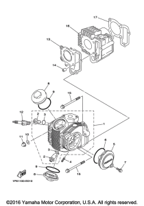 TTR50EG Головка цилиндров