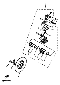 RD80 Передний суппорт