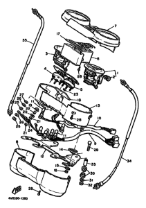 XJ550 Приборы