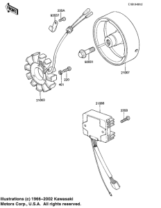 KZ1000 Generator / regulator