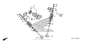  Camshaft + valve (2)