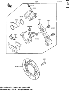 ZX600 Передний суппорт