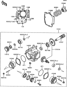 Z750 Front bevel gear(1 / 2)