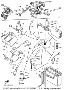 XV750FC Электрика