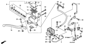 FES150 (ABS) Fr. brake master cylinder