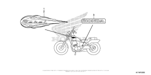 CMX250X Наклейки