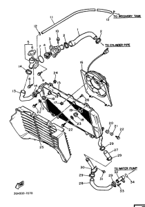 FZR1000 Radiator. hose