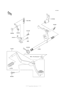 AX125 Механизм переключения передач