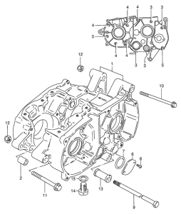 DS80 Картер двигателя