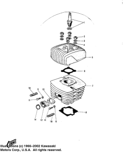  Головка блока цилиндров / цилиндр