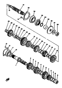 XT500 Трансмиссия