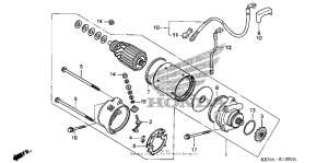CMX250C Стартер
