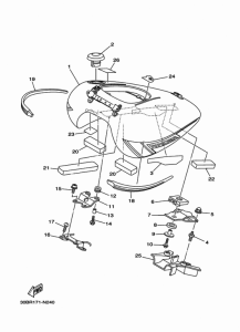 XV1900CU Топливный бак