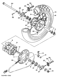 XTZ750 Переднее колесо