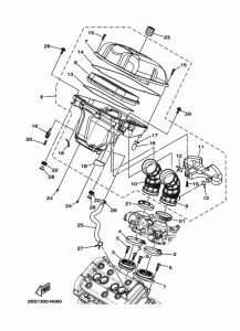 XT1200ZE Впускная система