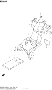 GSX-R1000Z Parts Holder Bracket