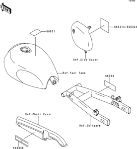 BJ250 Лейбл предостережения