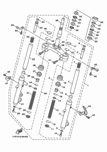 XC125 フロントフオーク