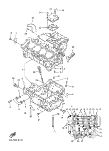 YZF-R6 Картер двигателя