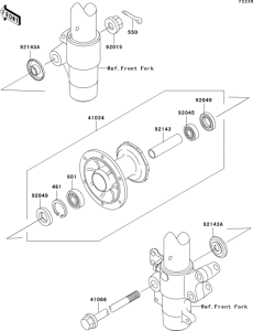  Переднее колесо