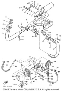 XV1100F Выхлопная система