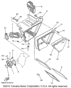 XT225LC Впускная система