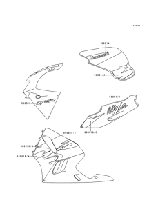 ZX900 Наклейки