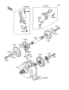 VN1500 Коленвал