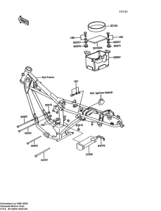 KE100 Рама ,крепежные детали