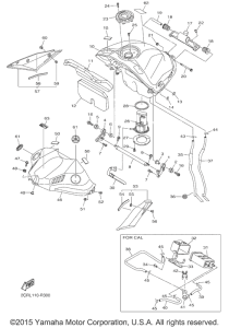 YZF-R1 Топливный бак
