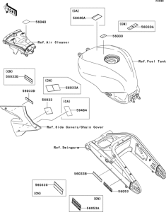 ZX1000 Лейбл предостережения