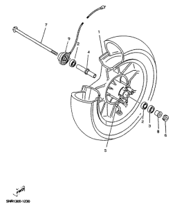 YP150D Переднее колесо