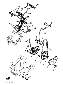 XV1100 Масляный насос