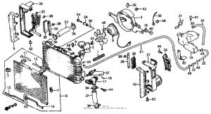 VF700C Radiator 85-86