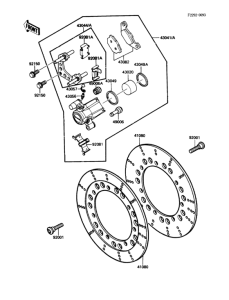 ZG1200 Передний тормоз