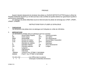 UF50 Catalog preface