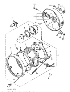 SRX600H (33.1KW) Фара