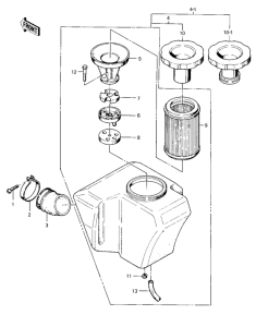 KZ400 Воздухоочиститель